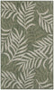 Nourison Garden Oasis GOA01 Green Ivory Area Rug main image