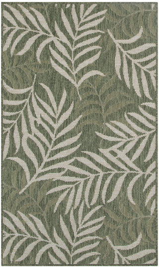 Nourison Garden Oasis GOA01 Green Ivory Area Rug main image