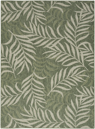 Nourison Garden Oasis GOA01 Green Ivory Area Rug Main Image