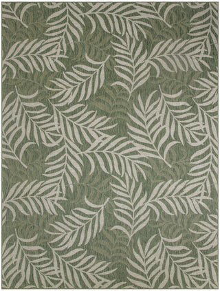 Nourison Garden Oasis GOA01 Green Ivory Area Rug Main Image