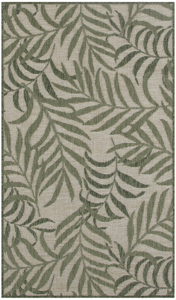 Nourison Garden Oasis GOA01 Ivory Green Area Rug main image