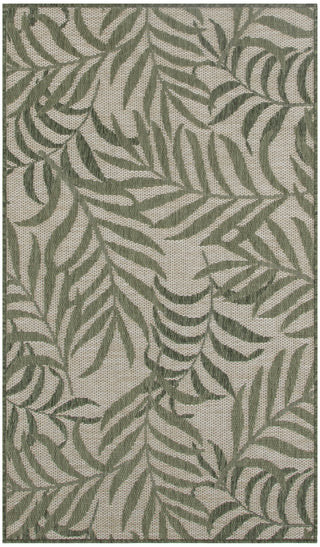 Nourison Garden Oasis GOA01 Ivory Green Area Rug main image
