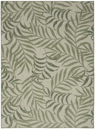 Nourison Garden Oasis GOA01 Ivory Green Area Rug Main Image