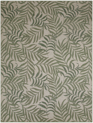 Nourison Garden Oasis GOA01 Ivory Green Area Rug Main Image