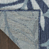 Nourison Garden Oasis GOA01 Navy Area Rug Corner Image