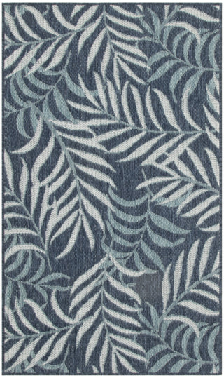 Nourison Garden Oasis GOA01 Navy Area Rug main image