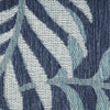 Nourison Garden Oasis GOA01 Navy Area Rug Swatch Image