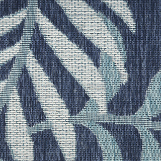 Nourison Garden Oasis GOA01 Navy Area Rug Swatch Image