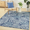 Nourison Garden Oasis GOA01 Navy Area Rug Corner Image