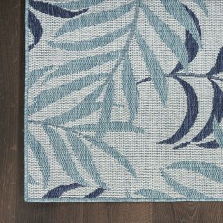 Nourison Garden Oasis GOA01 Blue Area Rug 