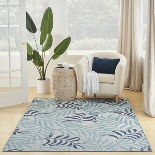 Nourison Garden Oasis GOA01 Blue Area Rug 
