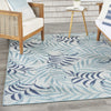 Nourison Garden Oasis GOA01 Blue Area Rug 