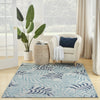 Nourison Garden Oasis GOA01 Blue Area Rug 