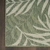 Nourison Garden Oasis GOA01 Green Ivory Area Rug 