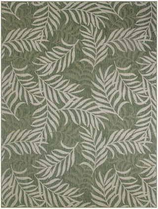 Nourison Garden Oasis GOA01 Green Ivory Area Rug 