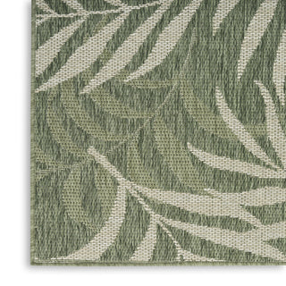 Nourison Garden Oasis GOA01 Green Ivory Area Rug 