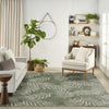 Nourison Garden Oasis GOA01 Green Ivory Area Rug 