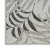 Nourison Garden Oasis GOA01 Grey Area Rug 