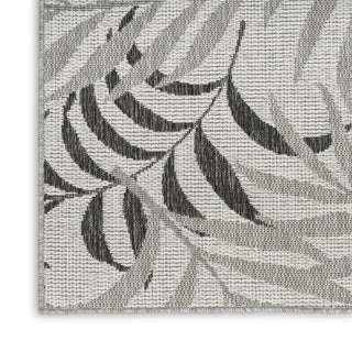Nourison Garden Oasis GOA01 Grey Area Rug 