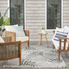 Nourison Garden Oasis GOA01 Grey Area Rug 