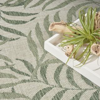 Nourison Garden Oasis GOA01 Ivory Green Area Rug 