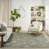 Nourison Garden Oasis GOA01 Ivory Green Area Rug 