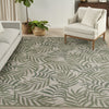 Nourison Garden Oasis GOA01 Ivory Green Area Rug 
