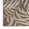 Nourison Garden Oasis GOA01 Mocha Area Rug 