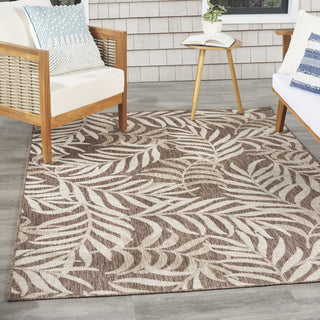 Nourison Garden Oasis GOA01 Mocha Area Rug 