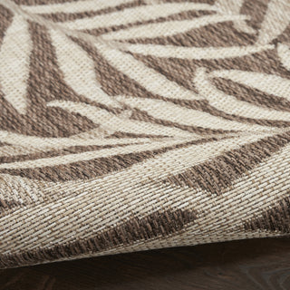 Nourison Garden Oasis GOA01 Mocha Area Rug 