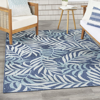 Nourison Garden Oasis GOA01 Navy Area Rug 