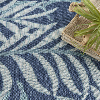 Nourison Garden Oasis GOA01 Navy Area Rug 
