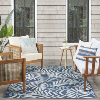 Nourison Garden Oasis GOA01 Navy Area Rug 