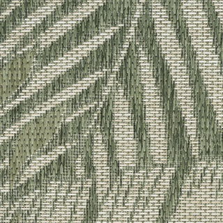 Nourison Garden Oasis GOA02 Green Ivory Area Rug Swatch Image