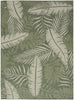 Nourison Garden Oasis GOA02 Green Ivory Area Rug Main Image