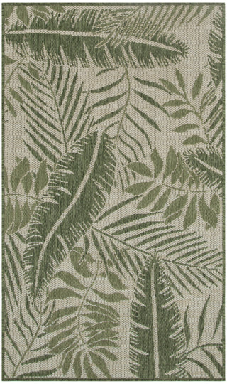 Nourison Garden Oasis GOA02 Ivory Green Area Rug main image