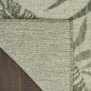 Nourison Garden Oasis GOA02 Ivory Green Area Rug Corner Image