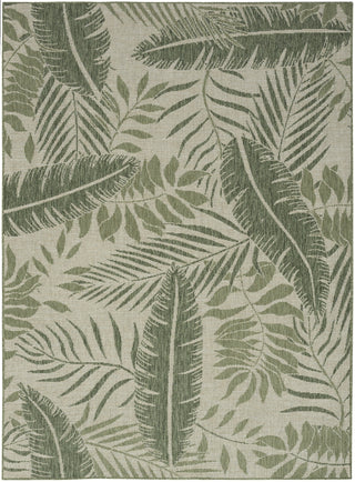 Nourison Garden Oasis GOA02 Ivory Green Area Rug Main Image