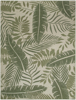 Nourison Garden Oasis GOA02 Ivory Green Area Rug Main Image