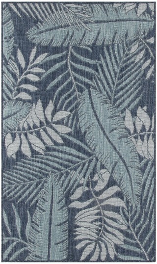 Nourison Garden Oasis GOA02 Navy Area Rug main image