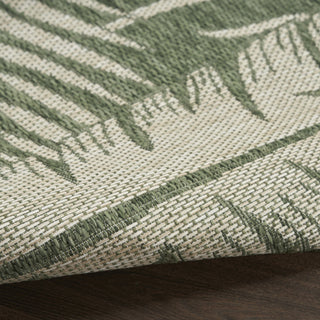 Nourison Garden Oasis GOA02 Green Ivory Area Rug 