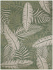 Nourison Garden Oasis GOA02 Green Ivory Area Rug 