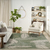 Nourison Garden Oasis GOA02 Green Ivory Area Rug 