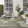 Nourison Garden Oasis GOA02 Green Ivory Area Rug 