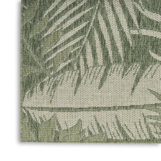 Nourison Garden Oasis GOA02 Green Ivory Area Rug 