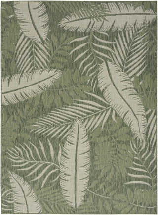 Nourison Garden Oasis GOA02 Green Ivory Area Rug 