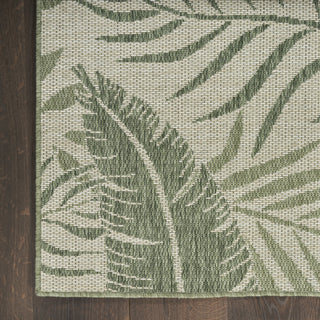 Nourison Garden Oasis GOA02 Ivory Green Area Rug 