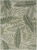 Nourison Garden Oasis GOA02 Ivory Green Area Rug 