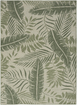 Nourison Garden Oasis GOA02 Ivory Green Area Rug 