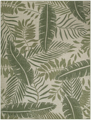 Nourison Garden Oasis GOA02 Ivory Green Area Rug 